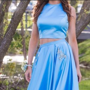 Sherri hill two piece prom dress